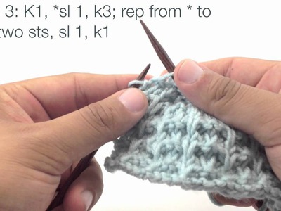 How to Knit the Whelk Stitch (English Style)