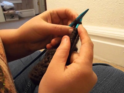 How To Make A Basic Cable Stitch For Beginners (Knitting)