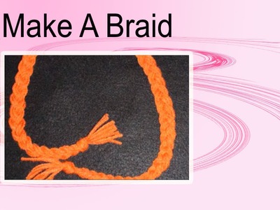 How to make a Braid and attach to Crochet Hat or Cap Crochet Geek