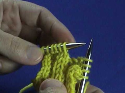 How to work in ribbing
