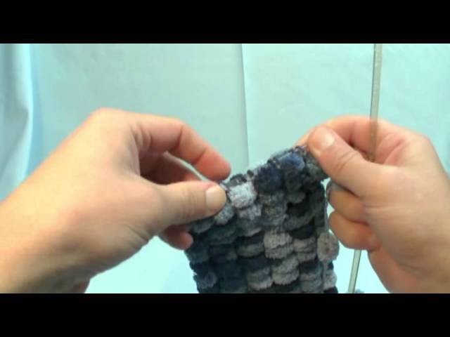 Howto Knit with Pom Pom Yarn