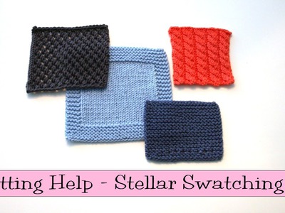 Knitting Help - Stellar Swatching