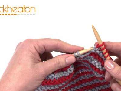 Knitting Stripes - Beginner Scarf