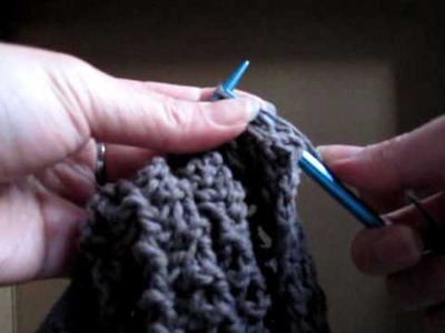 Knitting the Ribbed Lace Bolero