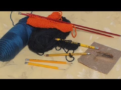 Knitting With Pencils : Knitting