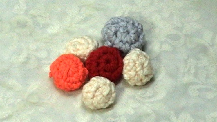Learn How to Crochet little ball, Tutorial
