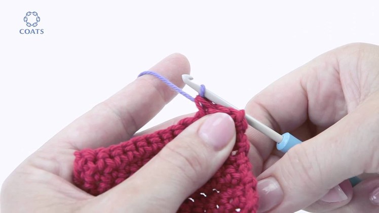 Learn How To Crochet with More than one Shade of Yarn   Crochet Advanced   German