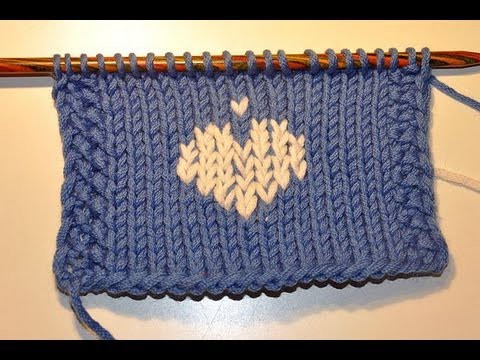 Learn How to Knit * Embroider small motifs with duplicate stitch
