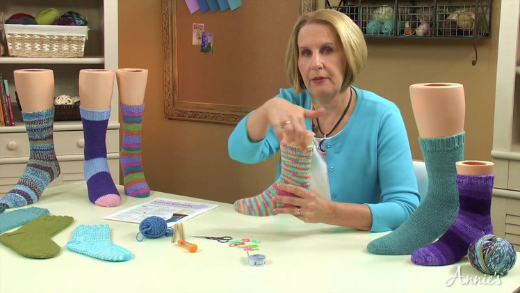 Learn How to Knit Socks with Annie's Online Classes