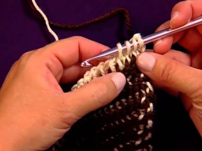 Learn How to Make the Tunisian Knit Stitch (Knit Crochet) with Red Heart Yarns