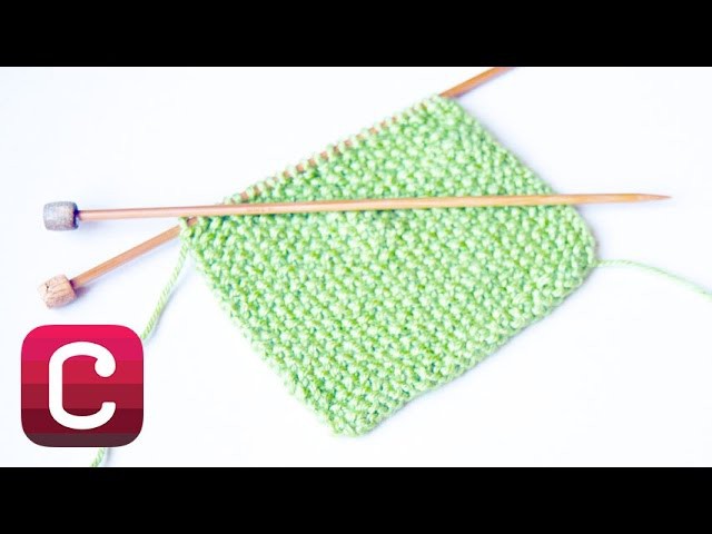 Learn to Knit Seed Stitch