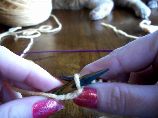Left Handed Knitting, The Basics: Knit& Purl, Garter, Stockinette, and Rib Stitches