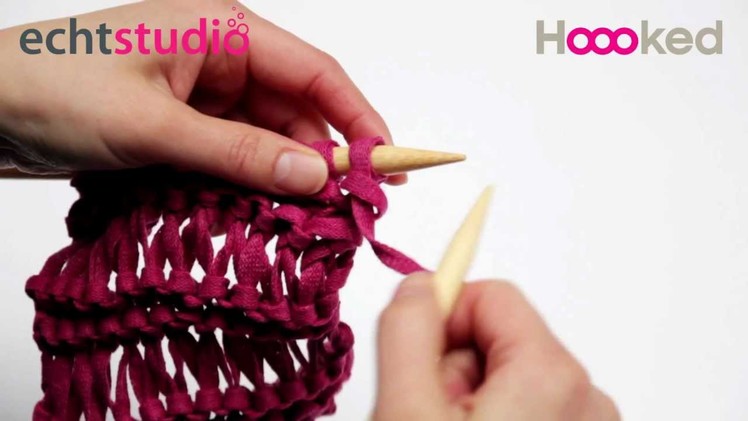 Luiewijvensteek. Drop-Stitch Knitting. Ruck-Zuck-Muster