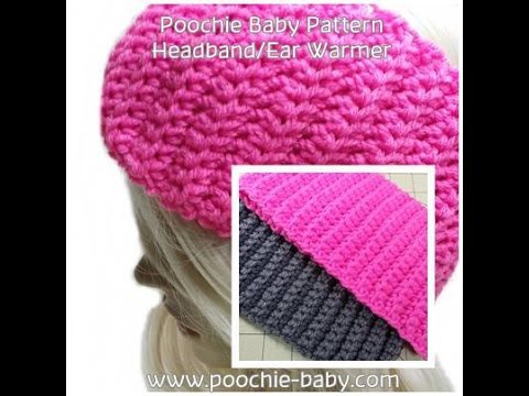Make this Easy Crochet Headband.Ear Warmer