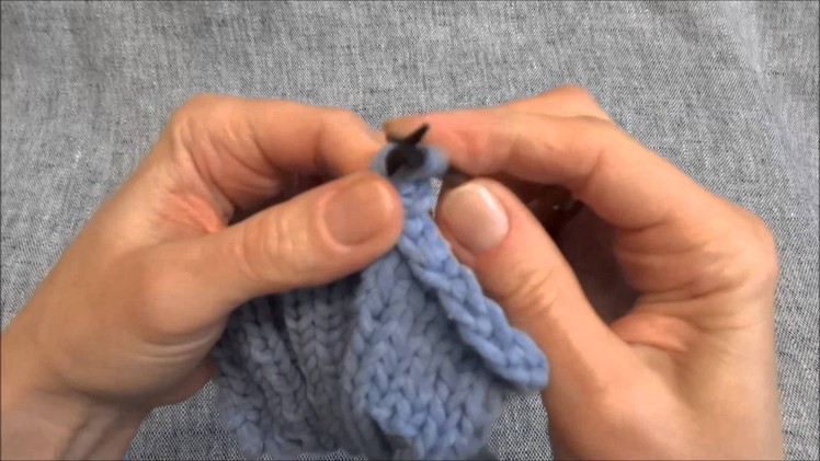 Maschen elastisch abketten - Stretchy Bind Off - Stricken lernen - Learn how to knit