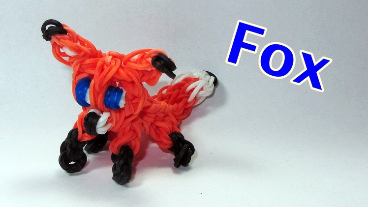 Rainbow Loom FOX Charm: How To Design. Tutorial (DIY Mommy Animals)