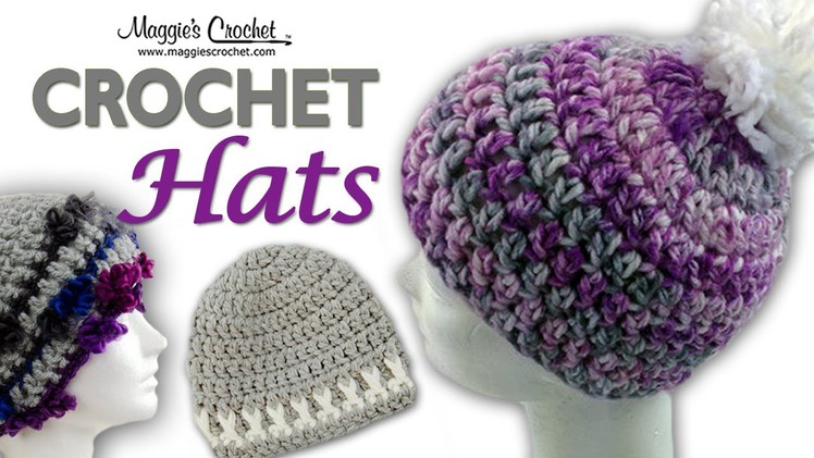Serenity Pompom Hat Free Crochet Pattern - Right Handed