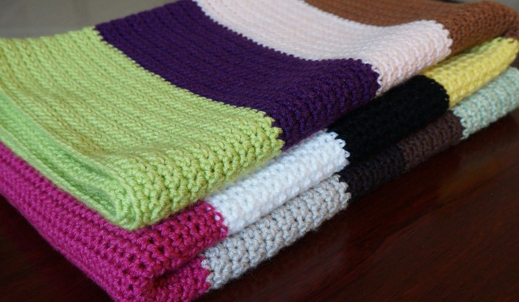 Single crochet blanket