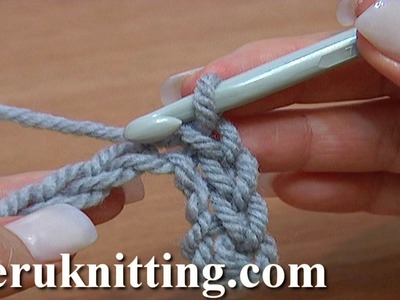 Slip Stitch Work Through Chain Stitches Crochet Basics Tutorial 10