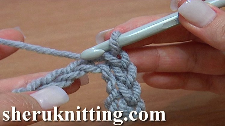 Slip Stitch Work Through Chain Stitches Crochet Basics Tutorial 10