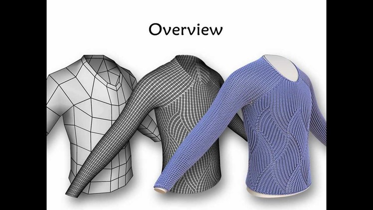 Stitch Meshes for Modeling Knitted Clothing with Yarn-level Detail - SIGGRAPH 2012