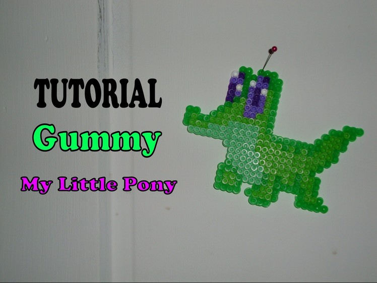 TUTORIAL: Gummy from My Little Pony FiM - Perler Beads DIY