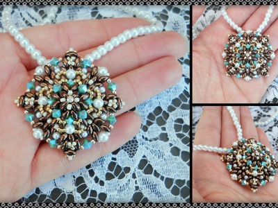 Tutorial " Mi chiamano Mimì " modulo per Ciondolo Orecchini Bracciale DIY beads perline