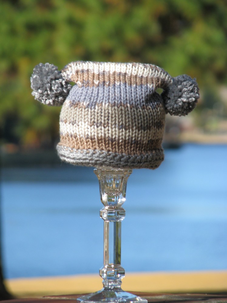 Tutorial: Square Baby Hat for Addi Express, Crochet, Knit or Loom Knit
