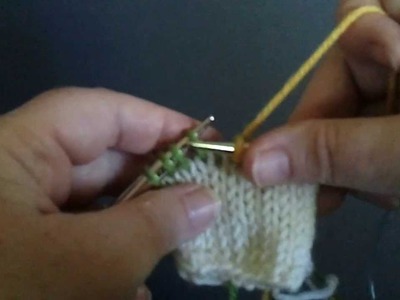 Twin Stitch Knit - TSK - short row method