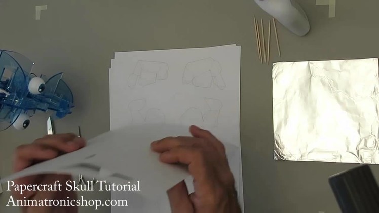 01 Papercraft Skull Tutorial - Intro