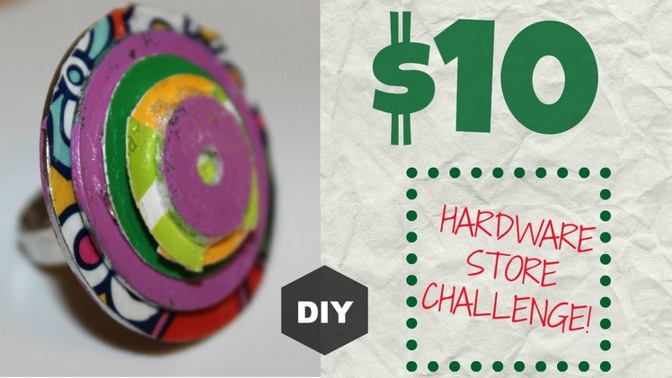 $10 HARDWARE STORE CHALLENGE: RING | HGTV HANDMADE