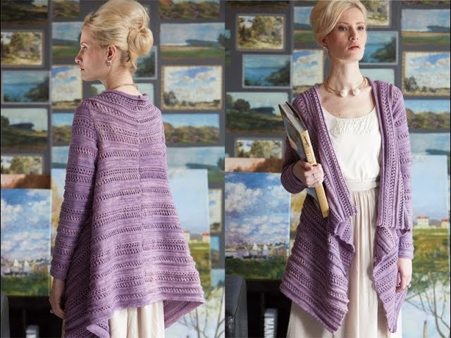 #5 Waterfall Cardigan, Vogue Knitting Early Fall 2014