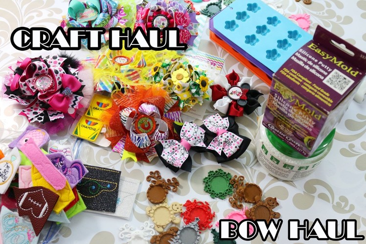 Craft HAUL.Bow Haul (recently purchased supplies and bows)