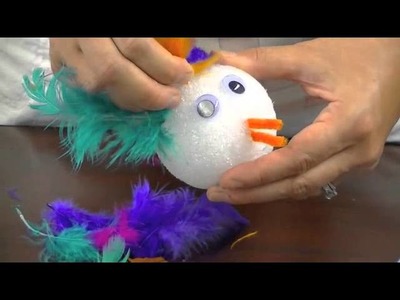 Crafts for Kids #3 - DIY Looney Bird Puppet
