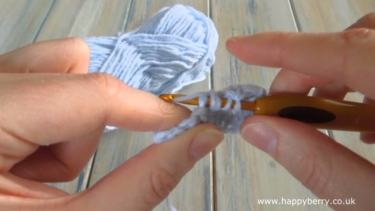 (crochet) How To - Half Double Crochet 2 Together (hdc2tog) - Absolute Beginners