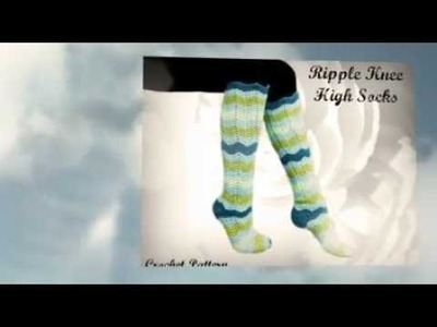 Crochet Knee High Socks Pattern