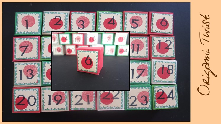 DIY Advent Calendar Boxes