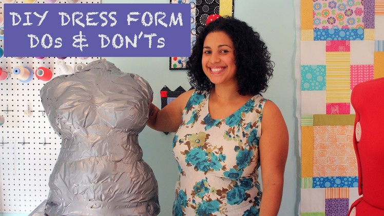 DIY Duct Tape Dress Form DOs & DON'Ts & GIVEAWAY!