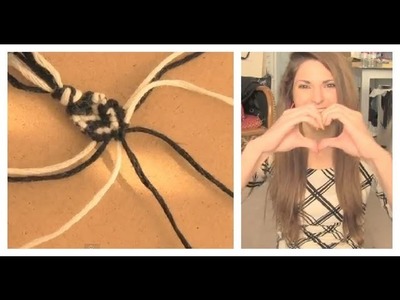 DIY: Heart Stitch Friendship Bracelet
