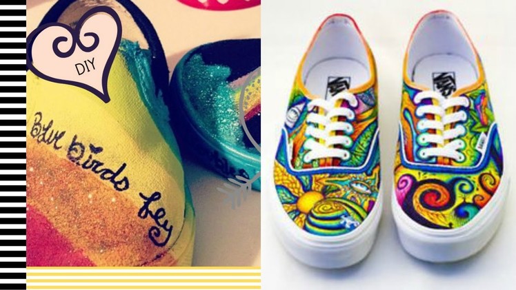 DIY Painted Shoes - 2 Minute Tutorials