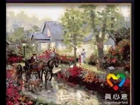 DIY Painting By Numbers Hand-painted Canvas digital oil painting Arts and crafts