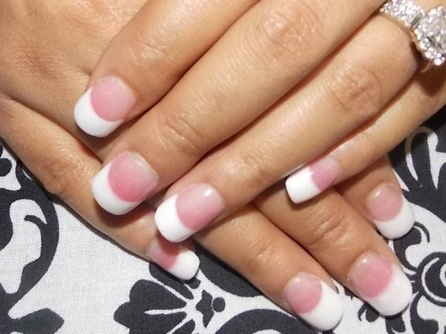 DIY Pink & White Acrylic Tutorial (with nail tips)