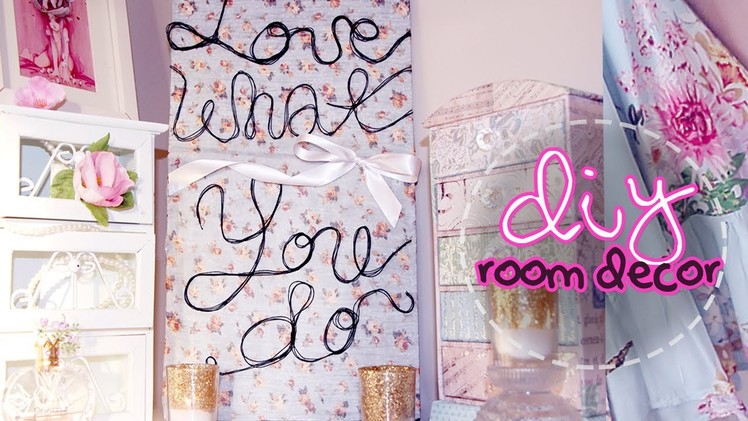 DIY Room Decor ✿ Easy Custom Quote Canvas Art