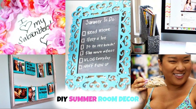 DIY SUMMER ROOM DECOR! Easy & Affordable! ♡ #DIYwithRemi