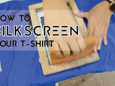 DIY Tutorial: How to Silkscreen Your T-Shirt