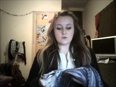DIY- Two sided scarf