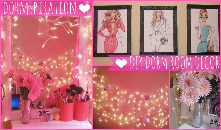 ♥ Dormspiration- DIY Dorm Room Decor ♥