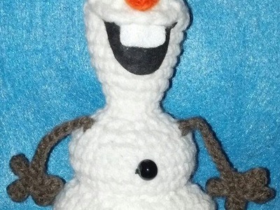 Frozen Inspired Olaf - Like Crochet Snowman EYES, MOUTH & TEETH Tutorial