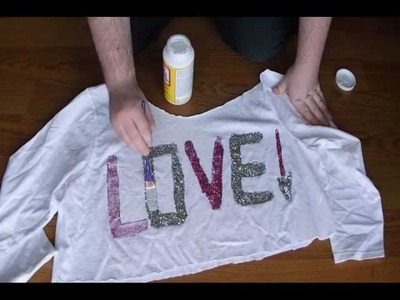 Glitter Love Sweatshirt DIY!