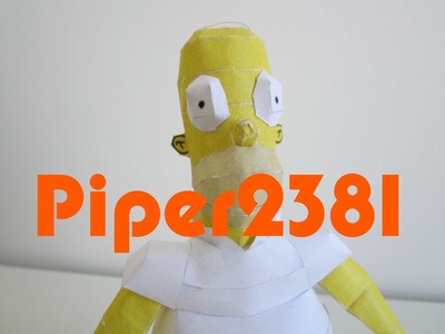 Homer Simpson Papercraft